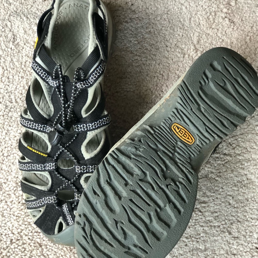 Keen Black and Gray Outdoor Sandals